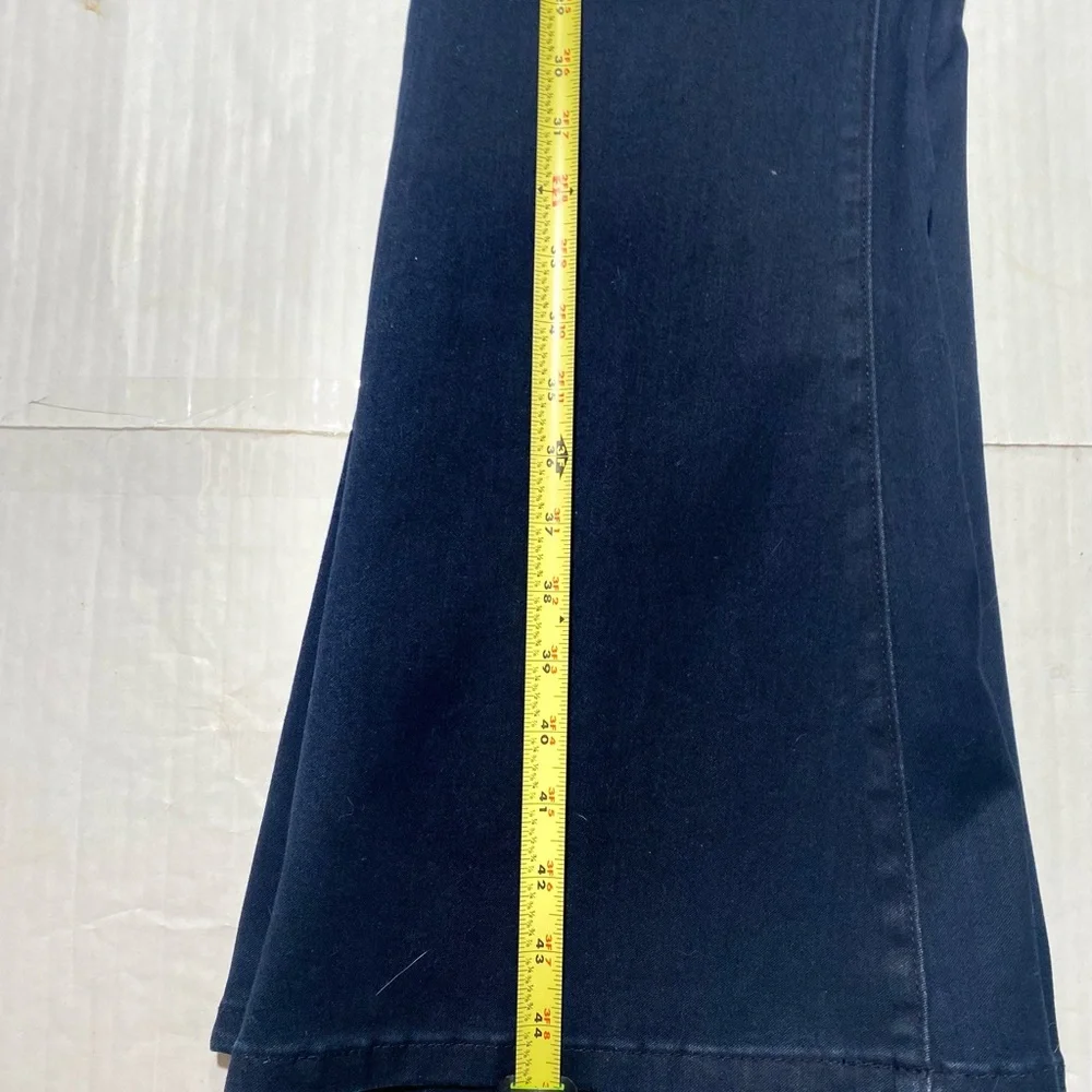Melissa McCArthy Seven7 Dark Wash Micro Flare 70’s Inspired Jeans Size 16 W - Picture 15 of 16